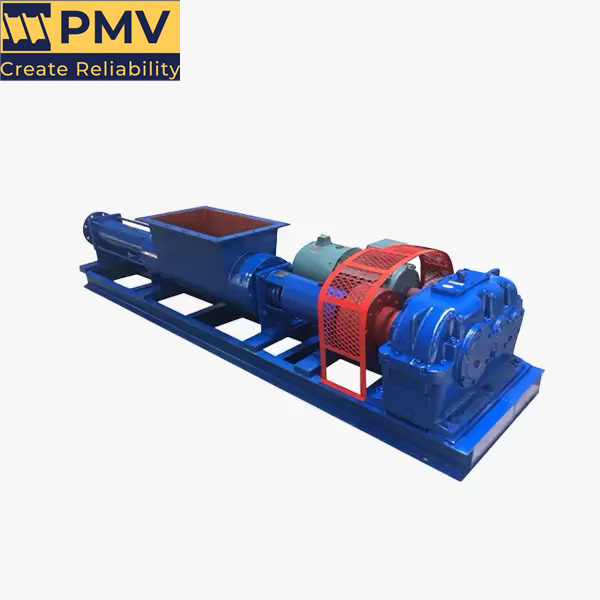 hopper progressive cavity pump in bearing block